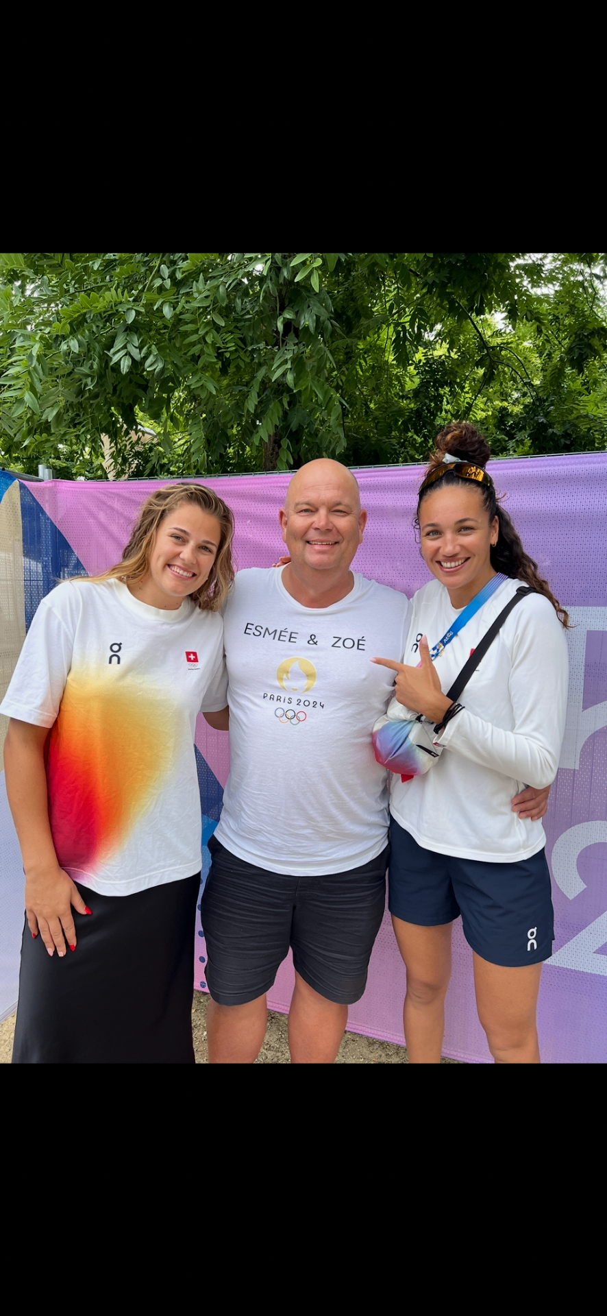 Mit Esmée Böbner und Zoé Vergé-Dépré, Olympische Spiele Paris 2024